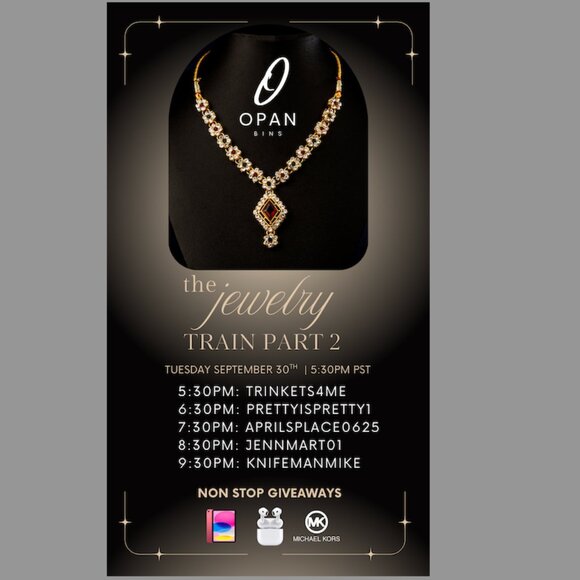 Other - the JEWELRY TRAIN | September 30th | 5:30pm PST